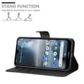 Miniatyrbild 5 av 6: Nokia 4.2 Plånboksfodral Fodral Skal Case med magnetisk stängning, ståfunktion och kortplats