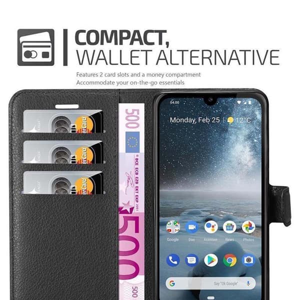 Nokia 4.2 Plånboksfodral Fodral Skal Case med magnetisk stängning, ståfunktion och kortplats