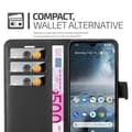 Miniatyrbild 6 av 6: Nokia 4.2 Plånboksfodral Fodral Skal Case med magnetisk stängning, ståfunktion och kortplats