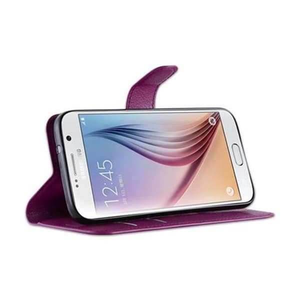 Deksel til Samsung Galaxy S7 Lommebokdeksel med magnetisk lukking, stativfunksjon og kortlomme