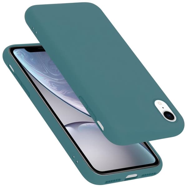 iPhone XR Skal Fodral av flexibelt TPU-silikon Case Cover LIQUID GRÖN