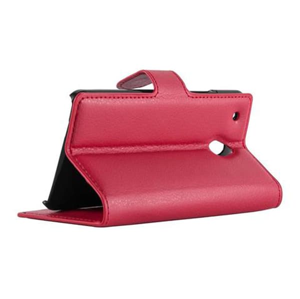HTC ONE M4 MINI Plånboksfodral Fodral Skal Case med magnetisk stängning, ståfunktion och kortplats