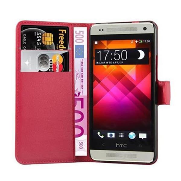 HTC ONE M4 MINI Plånboksfodral Fodral Skal Case med magnetisk stängning, ståfunktion och kortplats