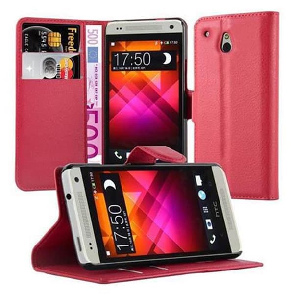 HTC ONE M4 MINI Plånboksfodral Fodral Skal Case med magnetisk stängning, ståfunktion och kortplats