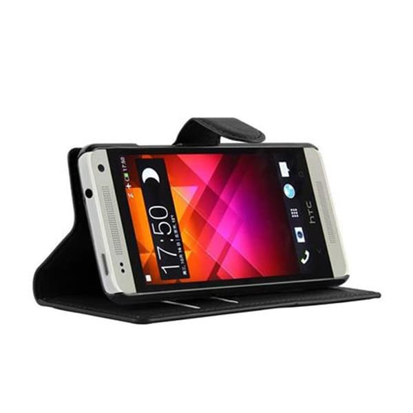 HTC ONE M4 MINI Plånboksfodral Fodral Skal Case med magnetisk stängning, ståfunktion och kortplats