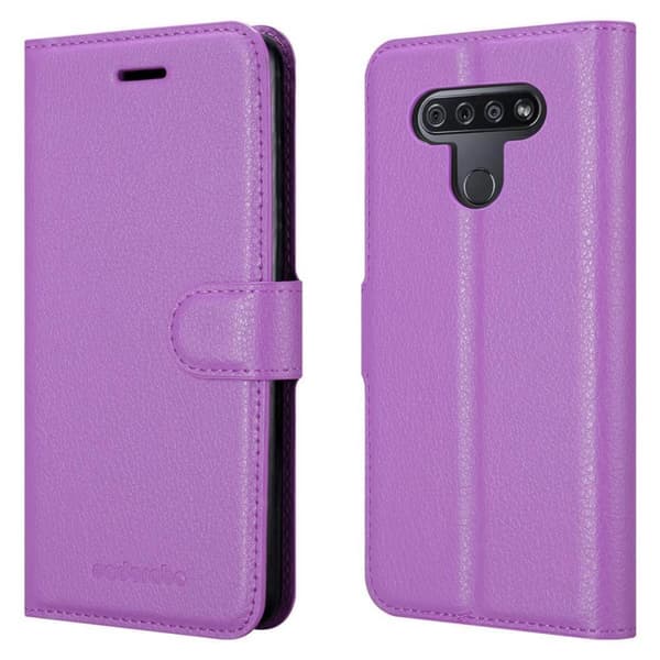 LG KQ51 Plånboksfodral Fodral Skal Case med magnetisk stängning, ståfunktion och kortplats