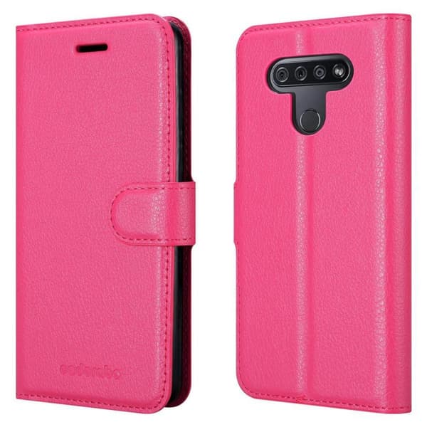 LG KQ51 Plånboksfodral Fodral Skal Case med magnetisk stängning, ståfunktion och kortplats