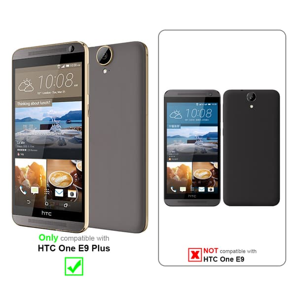 Deksel til HTC ONE E9 PLUS Lommebokdeksel med magnetisk lukking, stativfunksjon og kortlomme
