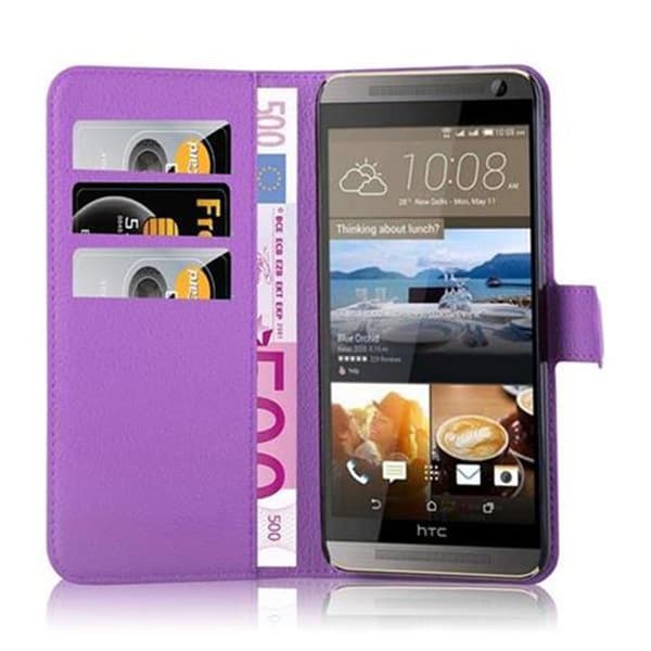 Deksel til HTC ONE E9 PLUS Lommebokdeksel med magnetisk lukking, stativfunksjon og kortlomme