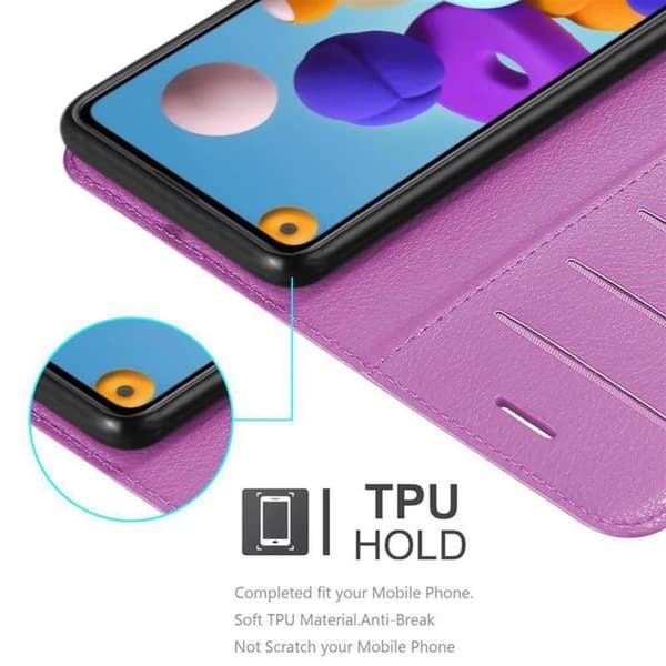 Samsung Galaxy A21 Plånboksfodral Fodral Skal Case med magnetisk stängning, ståfunktion och kortplats