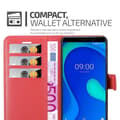 Miniatyrbild 6 av 11: WIKO Y80 Plånboksfodral Fodral Skal Case med magnetisk stängning, ståfunktion och kortplats