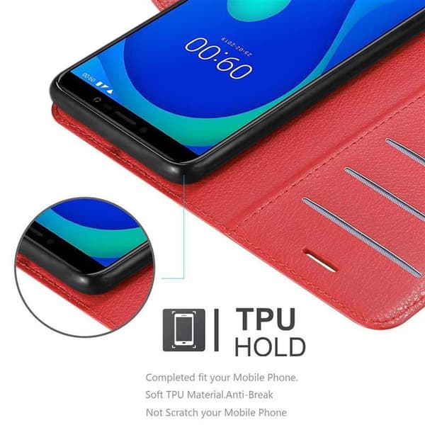 WIKO Y80 Plånboksfodral Fodral Skal Case med magnetisk stängning, ståfunktion och kortplats
