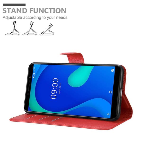 WIKO Y80 Plånboksfodral Fodral Skal Case med magnetisk stängning, ståfunktion och kortplats