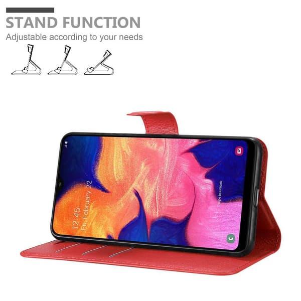 Samsung Galaxy A10 / M10 Plånboksfodral Fodral Skal Case med magnetisk stängning, ståfunktion och kortplats