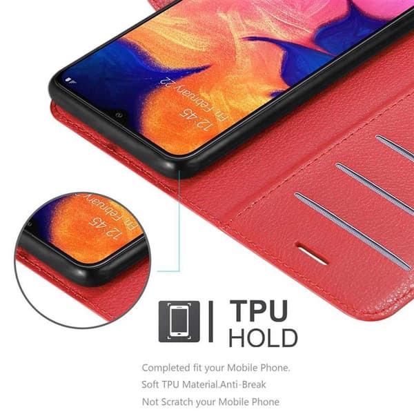 Samsung Galaxy A10 / M10 Plånboksfodral Fodral Skal Case med magnetisk stängning, ståfunktion och kortplats