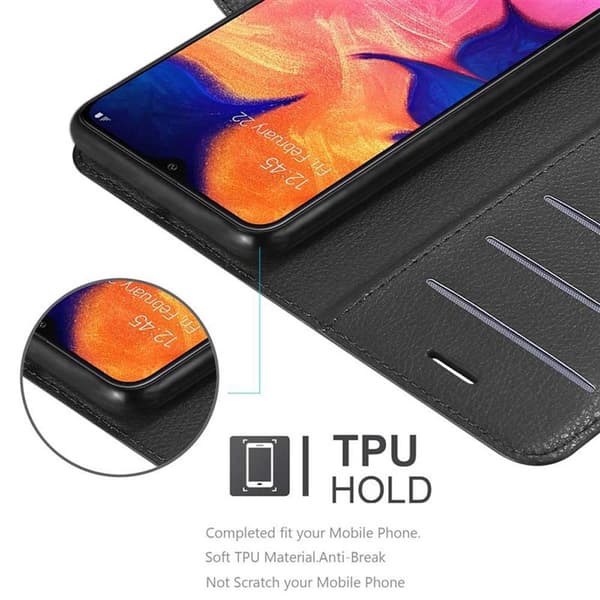 Samsung Galaxy A10 / M10 Plånboksfodral Fodral Skal Case med magnetisk stängning, ståfunktion och kortplats