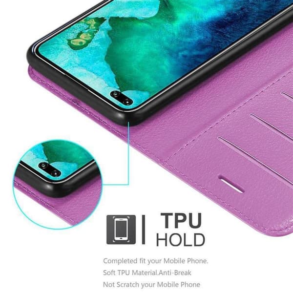 Deksel til Honor View 30 PRO Lommebokdeksel med magnetisk lukking, stativfunksjon og kortlomme