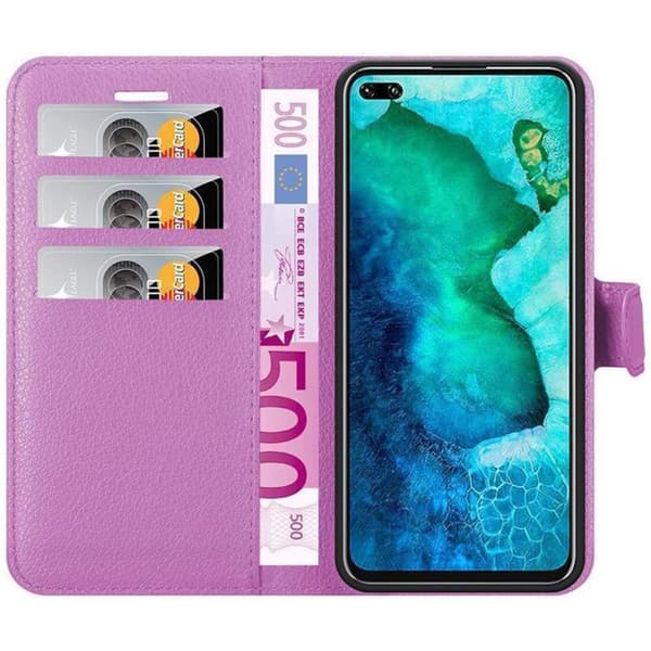Deksel til Honor View 30 PRO Lommebokdeksel med magnetisk lukking, stativfunksjon og kortlomme