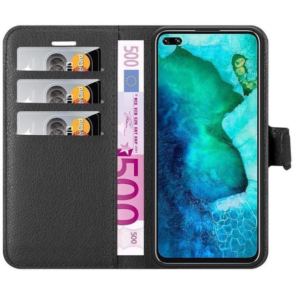 Deksel til Honor View 30 PRO Lommebokdeksel med magnetisk lukking, stativfunksjon og kortlomme