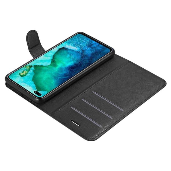Deksel til Honor View 30 PRO Lommebokdeksel med magnetisk lukking, stativfunksjon og kortlomme