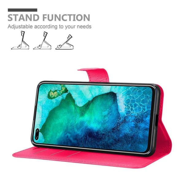 Deksel til Honor View 30 PRO Lommebokdeksel med magnetisk lukking, stativfunksjon og kortlomme