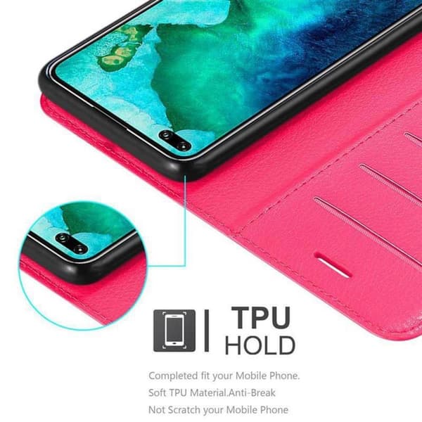 Deksel til Honor View 30 PRO Lommebokdeksel med magnetisk lukking, stativfunksjon og kortlomme