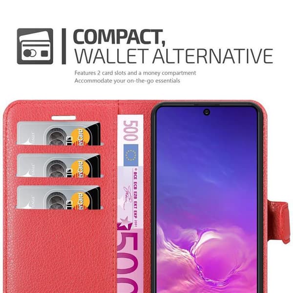 Samsung Galaxy A91 / S10 LITE / M80s Plånboksfodral Fodral Skal Case med magnetisk stängning, ståfunktion och kortplats