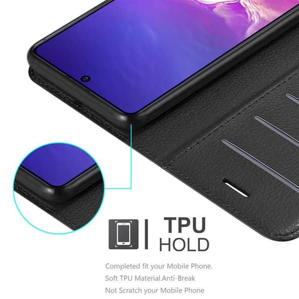 Deksel til Samsung Galaxy A91 / S10 LITE / M80s Lommebokdeksel med magnetisk lukking, stativfunksjon og kortlomme
