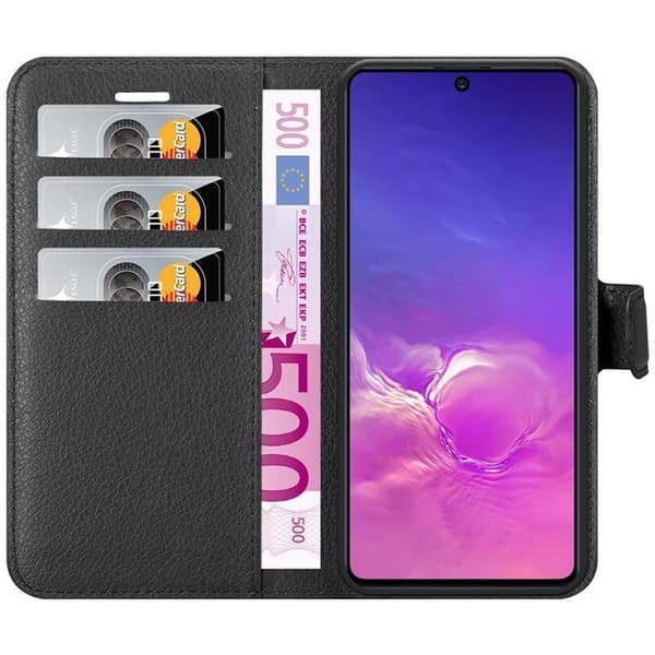 Deksel til Samsung Galaxy A91 / S10 LITE / M80s Lommebokdeksel med magnetisk lukking, stativfunksjon og kortlomme