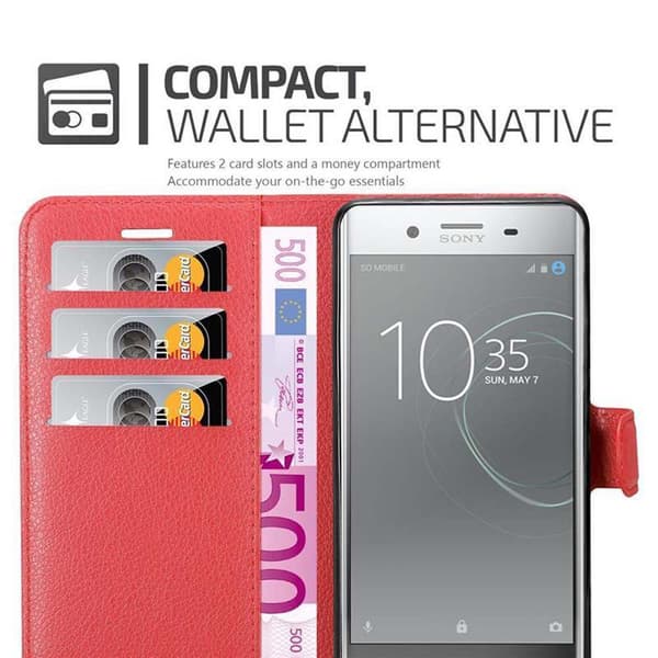 Sony Xperia XZ PREMIUM Suojakotelo Lompakkokotelo Matkapuhelinkotelo Suojakuori jossa magneettisuljenta, jalusta-toiminto ja korttitasku