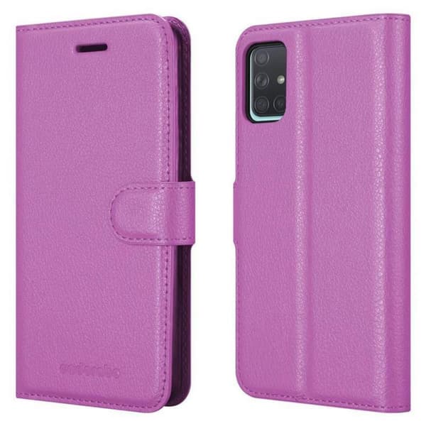 Samsung Galaxy A71 5G Suojakotelo Lompakkokotelo Matkapuhelinkotelo Suojakuori jossa magneettisuljenta, jalusta-toiminto ja korttitasku