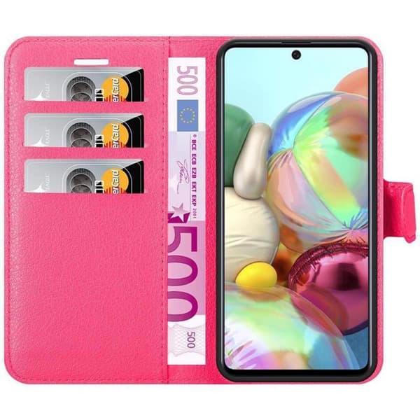 Samsung Galaxy A71 5G Suojakotelo Lompakkokotelo Matkapuhelinkotelo Suojakuori jossa magneettisuljenta, jalusta-toiminto ja korttitasku