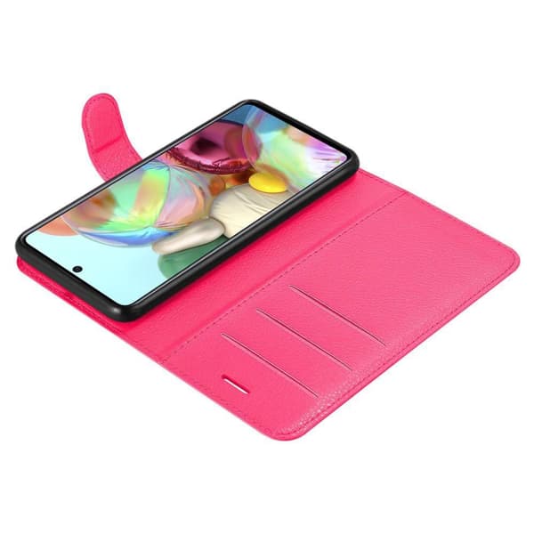 Samsung Galaxy A71 5G Suojakotelo Lompakkokotelo Matkapuhelinkotelo Suojakuori jossa magneettisuljenta, jalusta-toiminto ja korttitasku