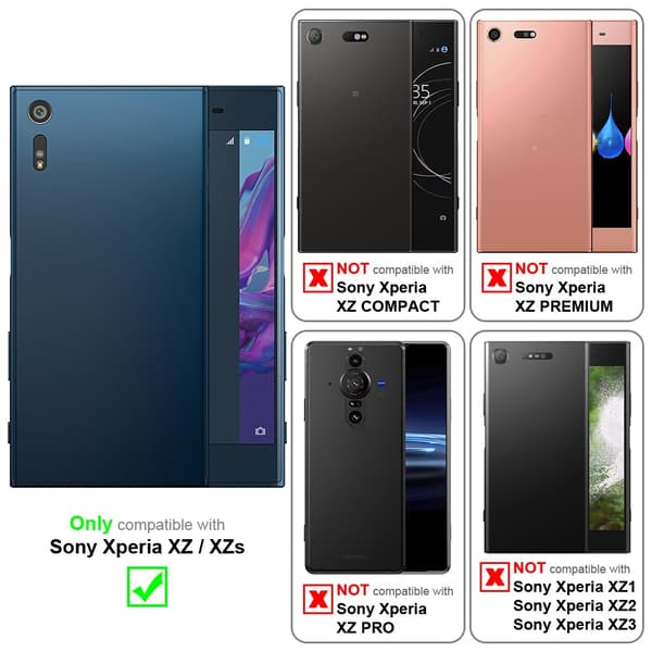 Sony Xperia XZ / XZs Plånboksfodral Fodral Skal Case med magnetisk stängning, ståfunktion och kortplats
