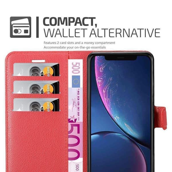 iPhone 11 PRO MAX Suojakotelo Lompakkokotelo Matkapuhelinkotelo Suojakuori jossa magneettisuljenta, jalusta-toiminto ja korttitasku
