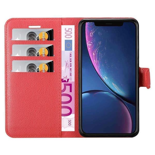 iPhone 11 PRO MAX Suojakotelo Lompakkokotelo Matkapuhelinkotelo Suojakuori jossa magneettisuljenta, jalusta-toiminto ja korttitasku