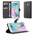 Pikkukuva 1 / 6: Samsung Galaxy S6 EDGE Suojakotelo Lompakkokotelo Matkapuhelinkotelo Suojakuori jossa magneettisuljenta, jalusta-toiminto ja korttitasku