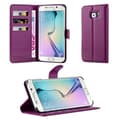 Pikkukuva 1 / 8: Samsung Galaxy S6 EDGE Suojakotelo Lompakkokotelo Matkapuhelinkotelo Suojakuori jossa magneettisuljenta, jalusta-toiminto ja korttitasku