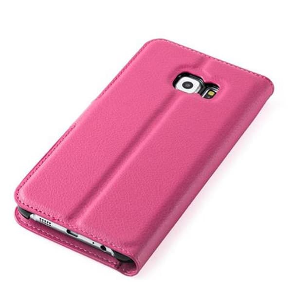 Samsung Galaxy S6 EDGE Plånboksfodral Fodral Skal Case med magnetisk stängning, ståfunktion och kortplats
