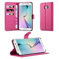 Miniatyrbild 1 av 8: Samsung Galaxy S6 EDGE Plånboksfodral Fodral Skal Case med magnetisk stängning, ståfunktion och kortplats