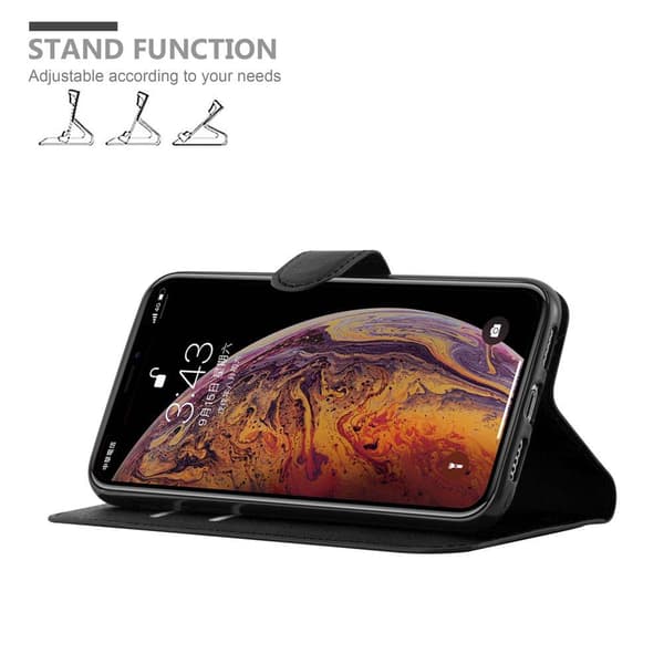 iPhone XS MAX Plånboksfodral Fodral Skal Case med magnetisk stängning, ståfunktion och kortplats