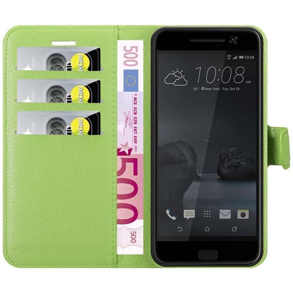 HTC ONE M10 Suojakotelo Lompakkokotelo Matkapuhelinkotelo Suojakuori jossa magneettisuljenta, jalusta-toiminto ja korttitasku