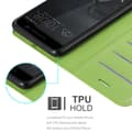Pikkukuva 4 / 8: HTC ONE M10 Suojakotelo Lompakkokotelo Matkapuhelinkotelo Suojakuori jossa magneettisuljenta, jalusta-toiminto ja korttitasku