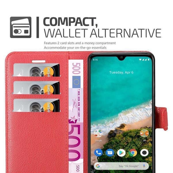 Xiaomi Mi A3 Plånboksfodral Fodral Skal Case med magnetisk stängning, ståfunktion och kortplats