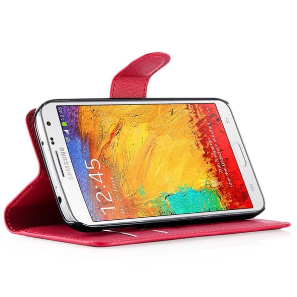 Samsung Galaxy NOTE 3 NEO Plånboksfodral Fodral Skal Case med magnetisk stängning, ståfunktion och kortplats