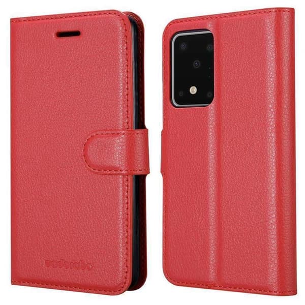 Samsung Galaxy S20 ULTRA Suojakotelo Lompakkokotelo Matkapuhelinkotelo Suojakuori jossa magneettisuljenta, jalusta-toiminto ja korttitasku