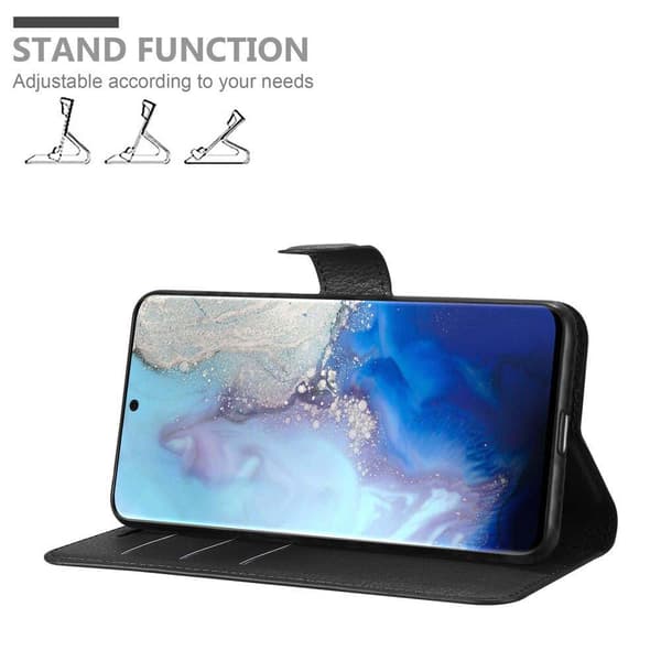 Deksel til Samsung Galaxy S20 Lommebokdeksel med magnetisk lukking, stativfunksjon og kortlomme