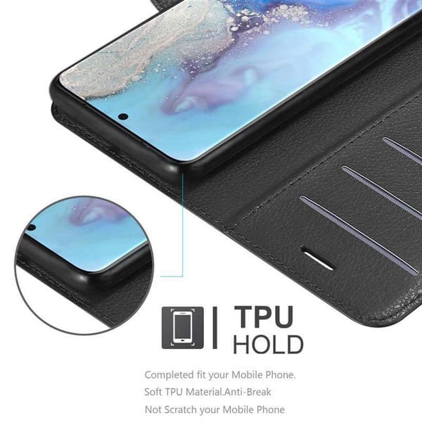 Deksel til Samsung Galaxy S20 Lommebokdeksel med magnetisk lukking, stativfunksjon og kortlomme