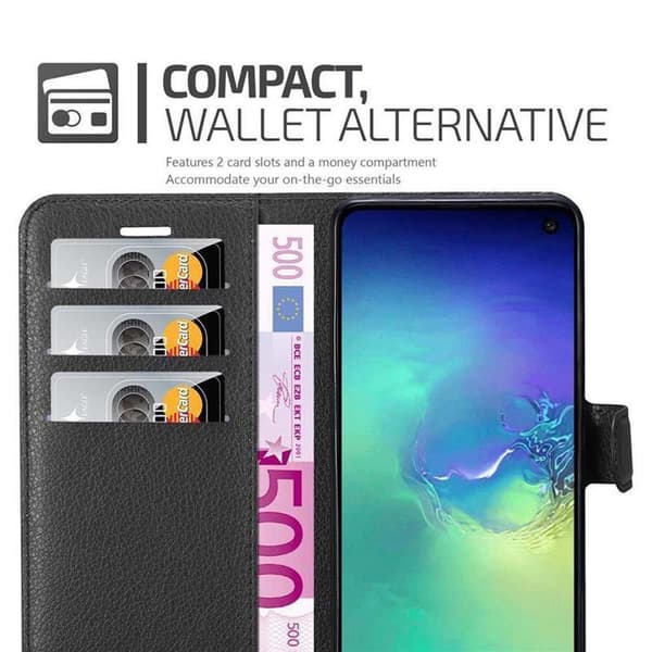 Samsung Galaxy S10e Plånboksfodral Fodral Skal Case med magnetisk stängning, ståfunktion och kortplats