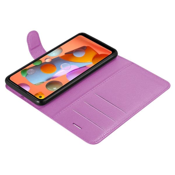 Deksel til Samsung Galaxy A11 / M11 Lommebokdeksel med magnetisk lukking, stativfunksjon og kortlomme